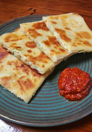 A picture of Egg Paratha.