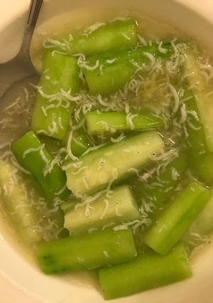 吻仔魚絲瓜 的食譜成品照片