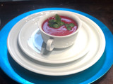 Crema de remolacha y jengibre