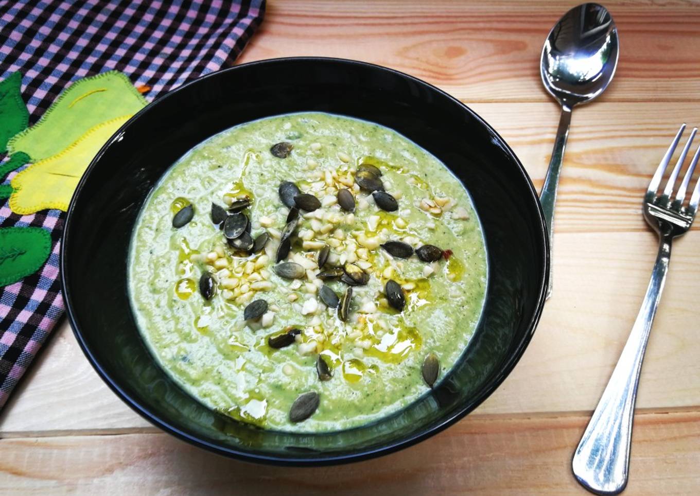 Crema de brócoli ligera y diurética
