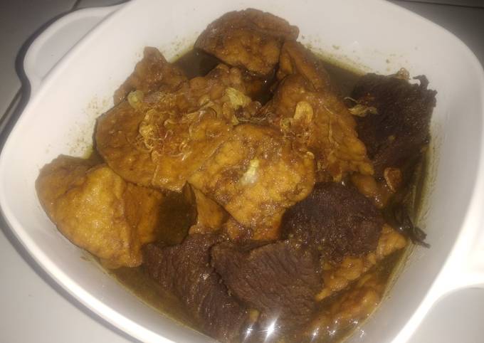 Semur tahu tempe cingwatiii