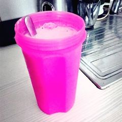 A picture of Fitness protein smoothie.
