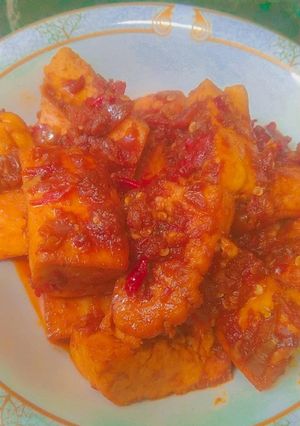 Foto resep Tumis tahu pedas