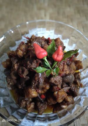 Foto resep Sambal goreng ati ampela + tempe