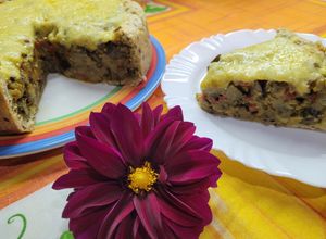 Una foto de Tarta de berenjena