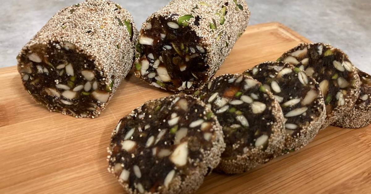 DateDry Fruit Roll Recipe by Naheed Alam Cookpad
