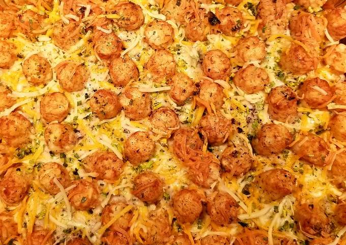 Simple Way to Make Quick Mike&#39;s Cheesy Tater Tot Hotdish