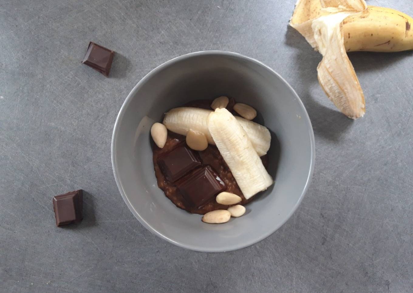 Porridge au chocolat