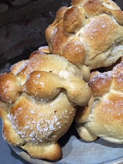 Una foto de Pan de muerto