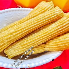 A picture of Baked Churros.
