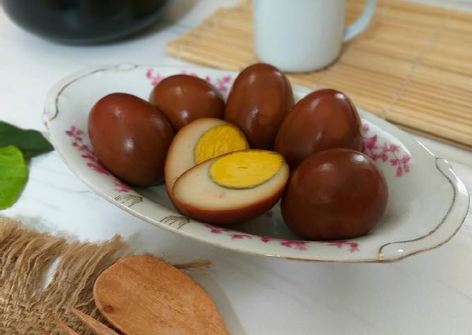 Resep Telur Pindang Teh Celup Anti Gagal