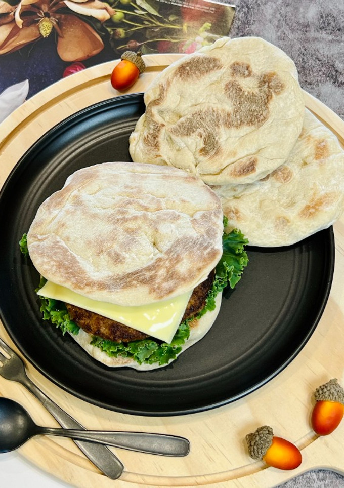 水潤餅漢堡 的食譜成品照片