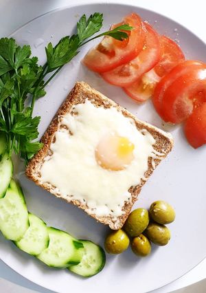 รูปของ Cheesy Baked Egg Toast 😊