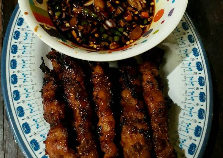 Sate ayam manis pedas