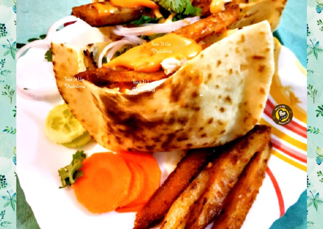 Chicken Shawarma In Pita Bread