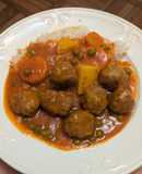 Albóndigas con arroz