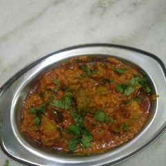 A picture of Stuffed torai masala sabji.