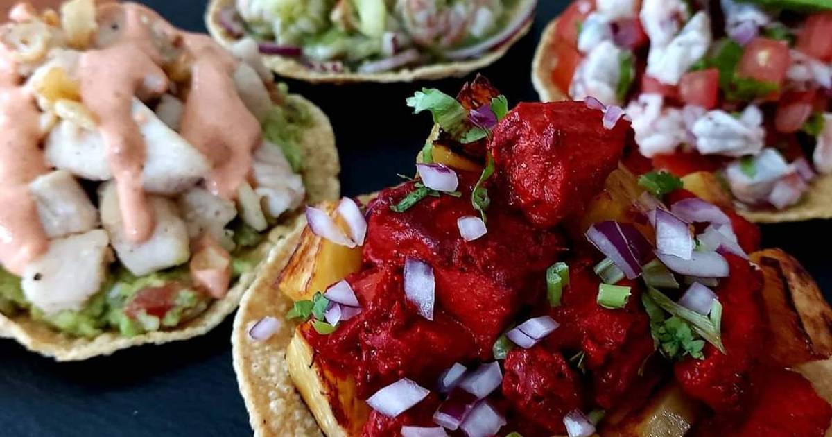 Tostadas de mariscos Receta de Mexico_de_Mis_Sabores_- Cookpad