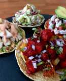 Tostadas de mariscos
