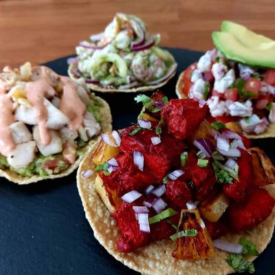 Tostadas de mariscos Receta de Mexico_de_Mis_Sabores_- Cookpad