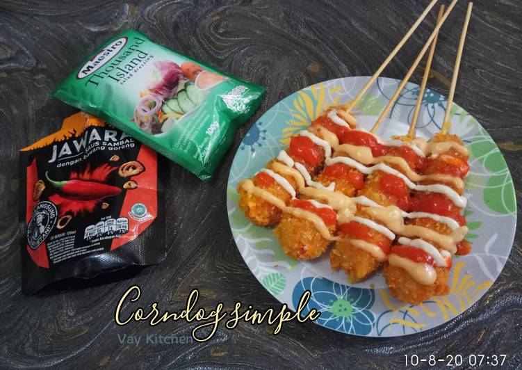 Resep Corndog Simple | Cara Membuat Corndog Simple Yang Bikin Ngiler