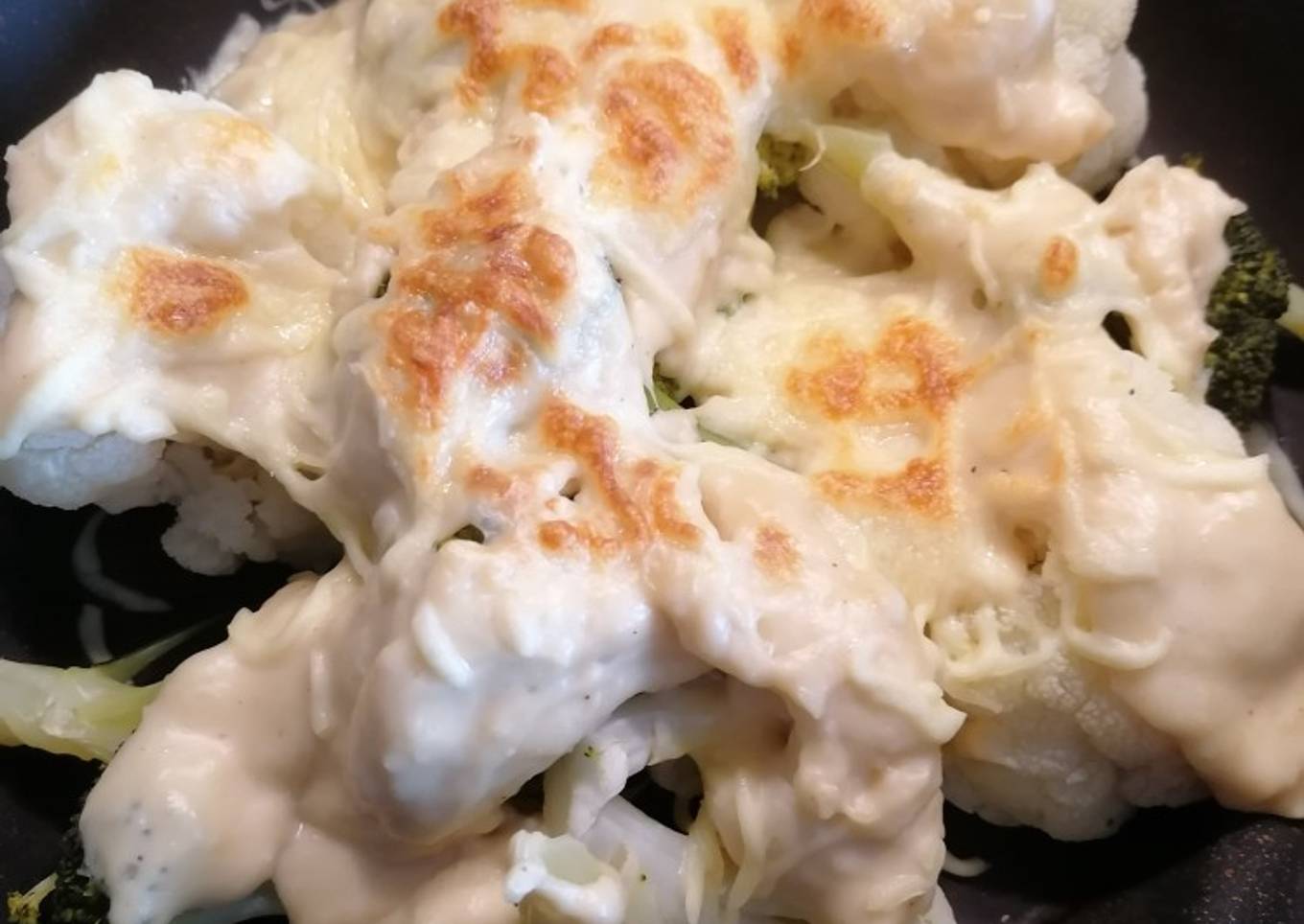 119. Coliflor y brócoli en salsa bechamel