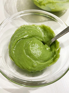 Una foto de Crema Custard de té Matcha