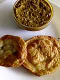 Deep fried parota with thick chalna