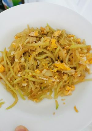 รูปของ มะละกอผัดไข่