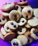 Galletitas de mantequilla con chispas de chocolate