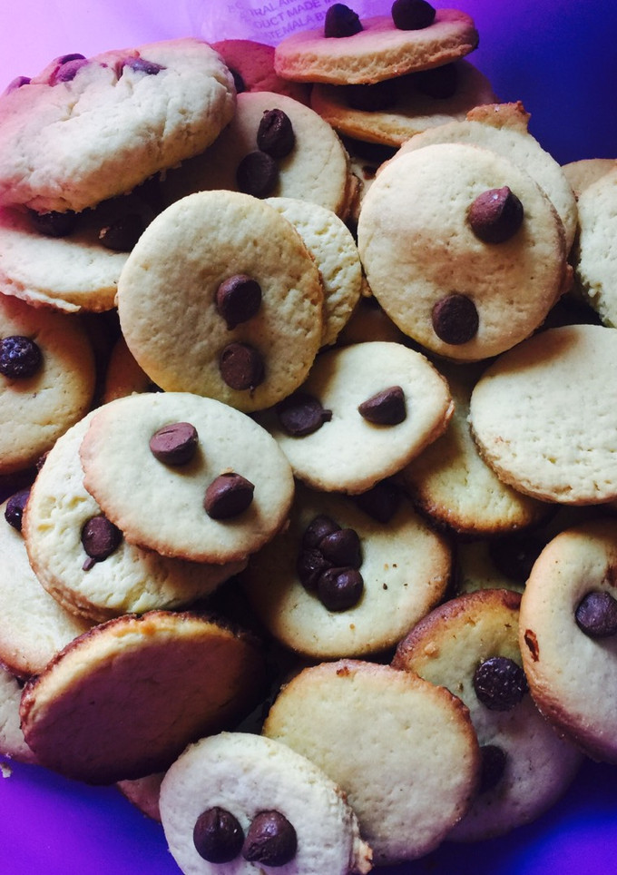 Una foto de Galletitas de mantequilla con chispas de chocolate