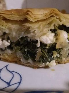 O poză a rețetei #calendar Spanakotiropita (plăcintă grecească cu spanac și brânză feta)🇬🇷❤️.