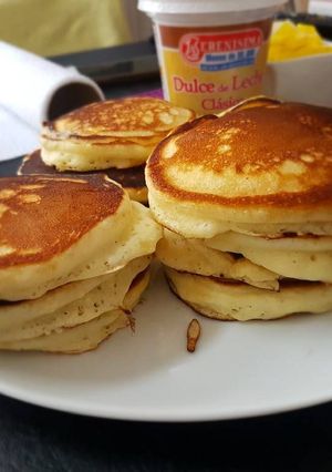 Una foto de Pancakes americanos