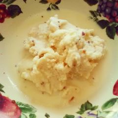 A picture of Peanut Butter Homemade Ice Cream.