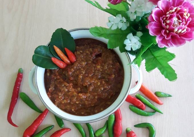 Sambel Terasi ala mas2 penjual Ayam Penyet