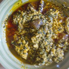 A picture of Melon soup.