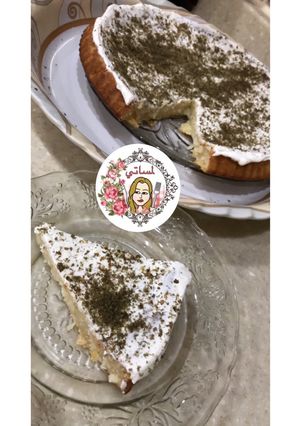 صورة لوصفة الفطيره المالحه باللبنه والزعتر