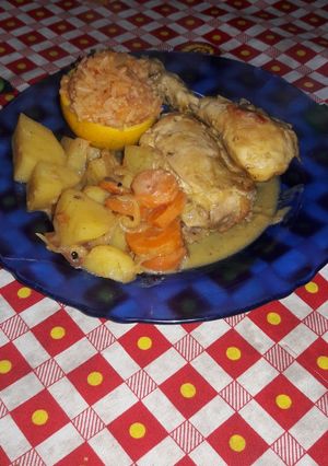 Una foto de Pollo a la naranja