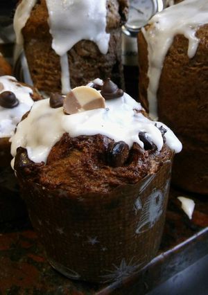 Una foto de Pan Dulce de Chocolate, Mantecol y Marroc😉