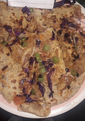 A picture of Sprout paratha.