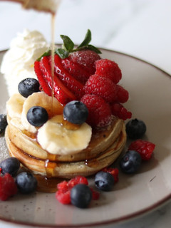 A picture of American fluffy pancake 🥞.