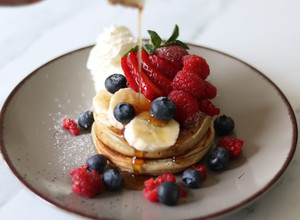 A picture of American fluffy pancake 🥞.