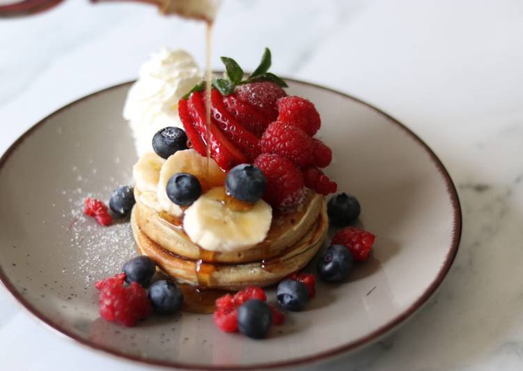 Recipe of Homemade American fluffy pancake 🥞