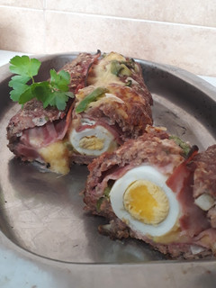 Una foto de Pan de carne relleno