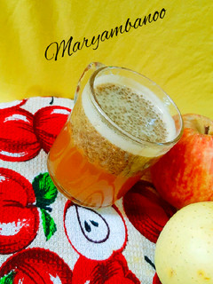 عکسی از دستور شربت سیب و دانه چیا