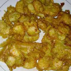 A picture of Udang goreng tepung.