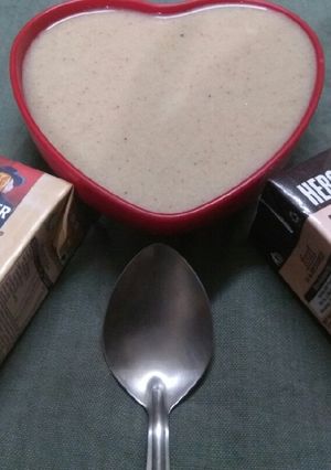 A picture of Jaggery Suji Kheer.