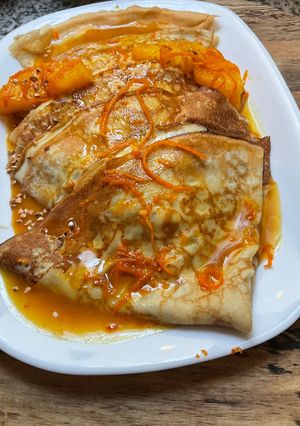 Une photo de 🥞🥣🥄Crêpes Suzette 🍊