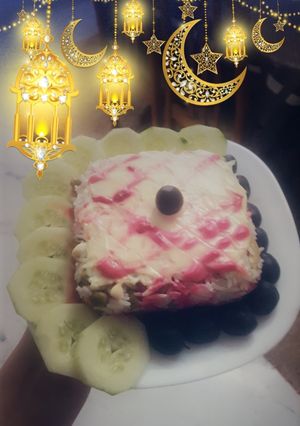 صورة لوصفة سلاطة مشكلة
