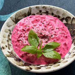 Beetroot Yogurt Salad A picture of Beetroot Yogurt Salad.